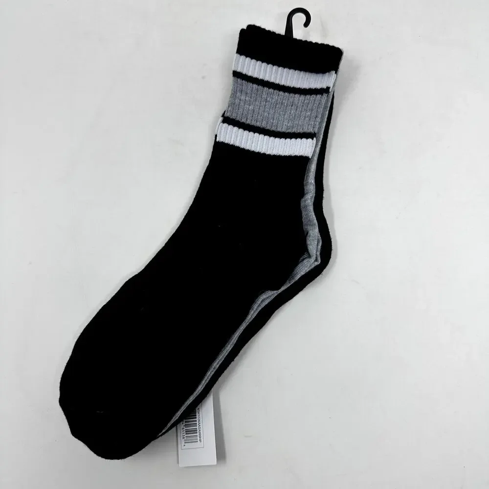 Delia's NWT Socks 3-Pack Cat Gray Black Set Fun Casual Comfort‎